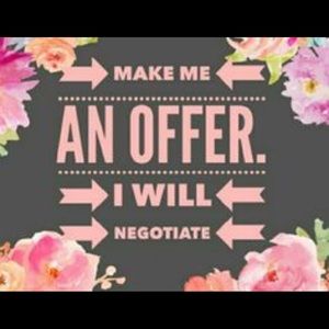 I love to make deals!  Send an offer!!